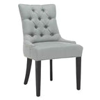 Sedia ad anello Harlow 19 H con rivestimento capitonné e borchie (set di 2) - MCR4716 - Safavieh Couture