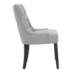 Sedia ad anello Harlow 19 H con rivestimento capitonné e borchie (set di 2) - MCR4716 - Safavieh Couture
