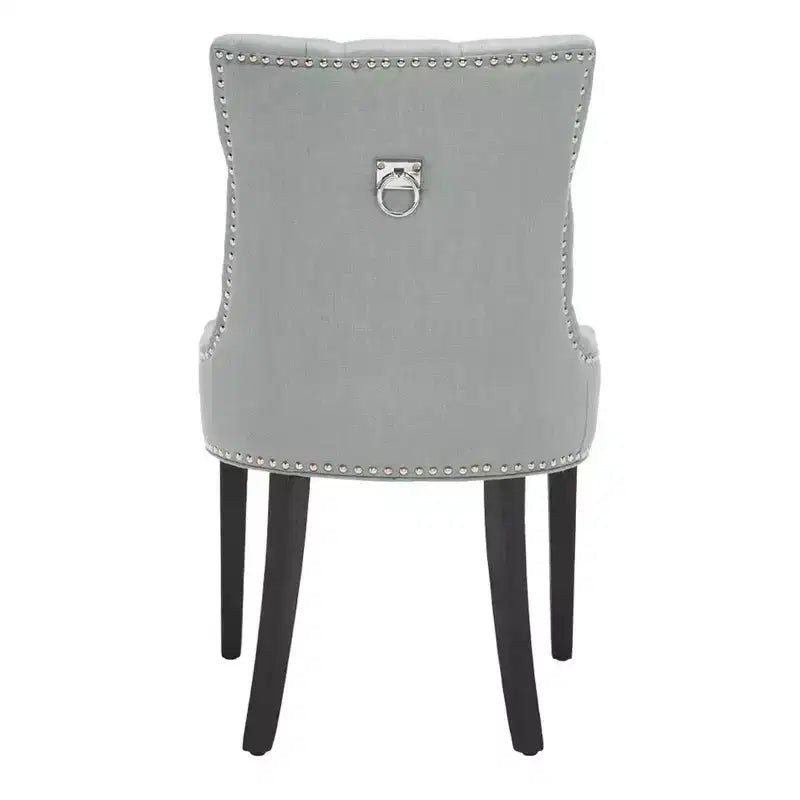 Sedia ad anello Harlow 19 H con rivestimento capitonné e borchie (set di 2) - MCR4716 - Safavieh Couture