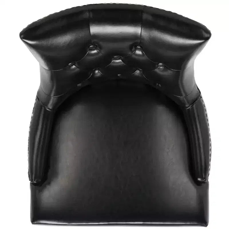 Sedia ad anello Harlow 19 H con rivestimento capitonné e borchie (set di 2) - MCR4716 - Safavieh Couture