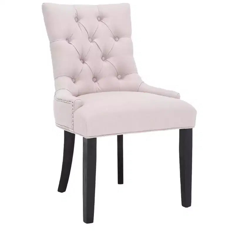 Sedia ad anello Harlow 19 H con rivestimento capitonné e borchie (set di 2) - MCR4716 - Safavieh Couture