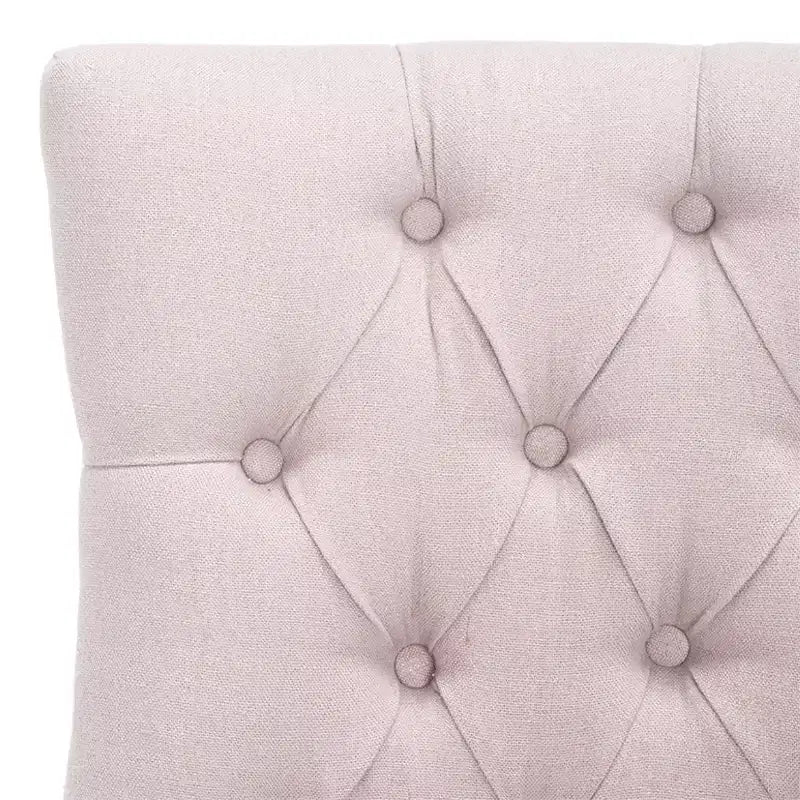 Sedia ad anello Harlow 19 H con rivestimento capitonné e borchie (set di 2) - MCR4716 - Safavieh Couture
