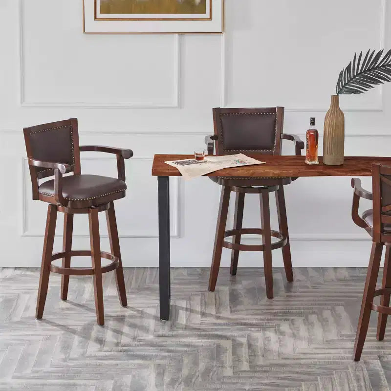 Sgabello da bar girevole Broadmoor extra alto 34 - Boraam