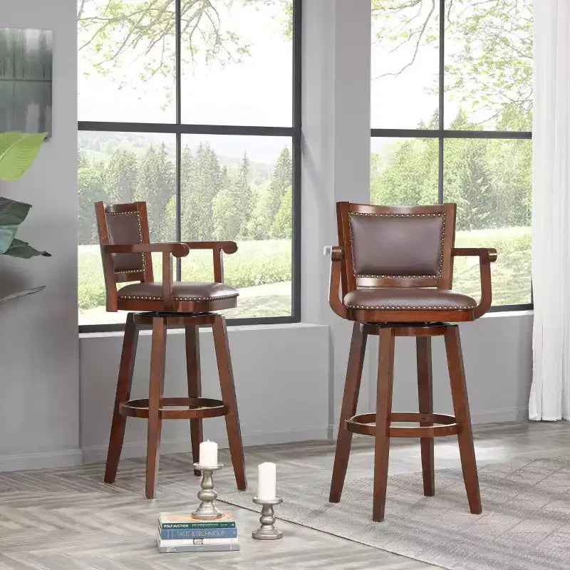 Sgabello da bar girevole Broadmoor extra alto 34 - Boraam