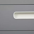 Flash Furniture Cassettiera mobile ergonomica a 3 cassetti con serratura, meccanismo antiribaltamento e cassetto per raccoglitori legali e letter-size