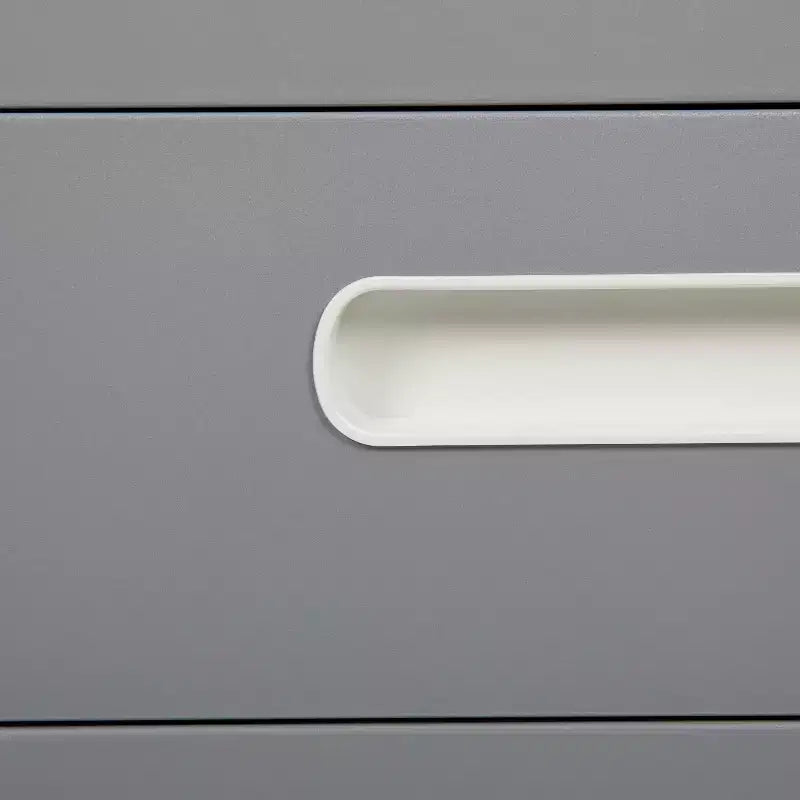 Flash Furniture Cassettiera mobile ergonomica a 3 cassetti con serratura, meccanismo antiribaltamento e cassetto per raccoglitori legali e letter-size