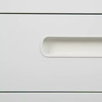 Flash Furniture Cassettiera mobile ergonomica a 3 cassetti con serratura, meccanismo antiribaltamento e cassetto per raccoglitori legali e letter-size