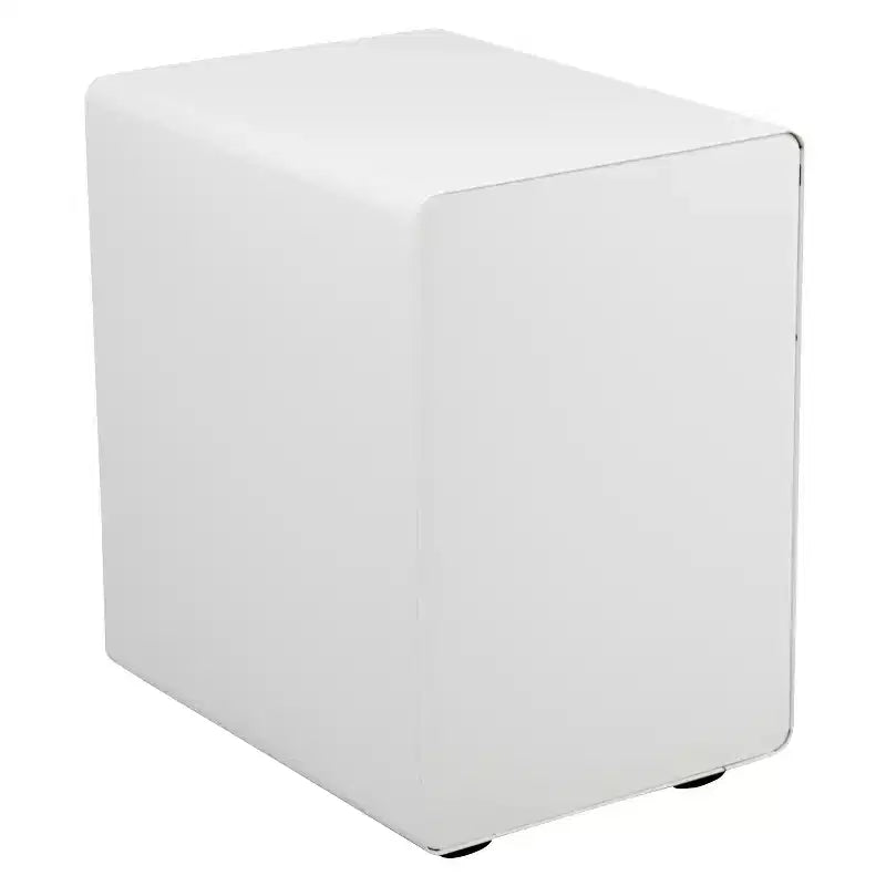 Flash Furniture Cassettiera mobile ergonomica a 3 cassetti con serratura, meccanismo antiribaltamento e cassetto per raccoglitori legali e letter-size