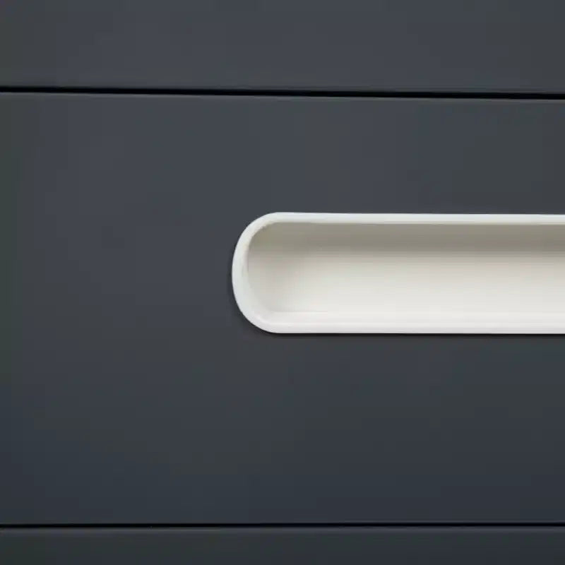 Flash Furniture Cassettiera mobile ergonomica a 3 cassetti con serratura, meccanismo antiribaltamento e cassetto per raccoglitori legali e letter-size