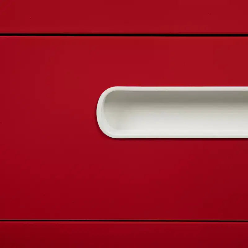 Flash Furniture Cassettiera mobile ergonomica a 3 cassetti con serratura, meccanismo antiribaltamento e cassetto per raccoglitori legali e letter-size