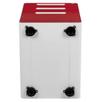 Flash Furniture Cassettiera mobile ergonomica a 3 cassetti con serratura, meccanismo antiribaltamento e cassetto per raccoglitori legali e letter-size