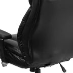 Sedia da ufficio ergonomica girevole direzionale Flash Furniture Serie HERCULES 24/7 ad uso intensivo per persone robuste e alte, portata 180 kg, con schienale alto, pomello lombare e poggiatesta grande a triangolo