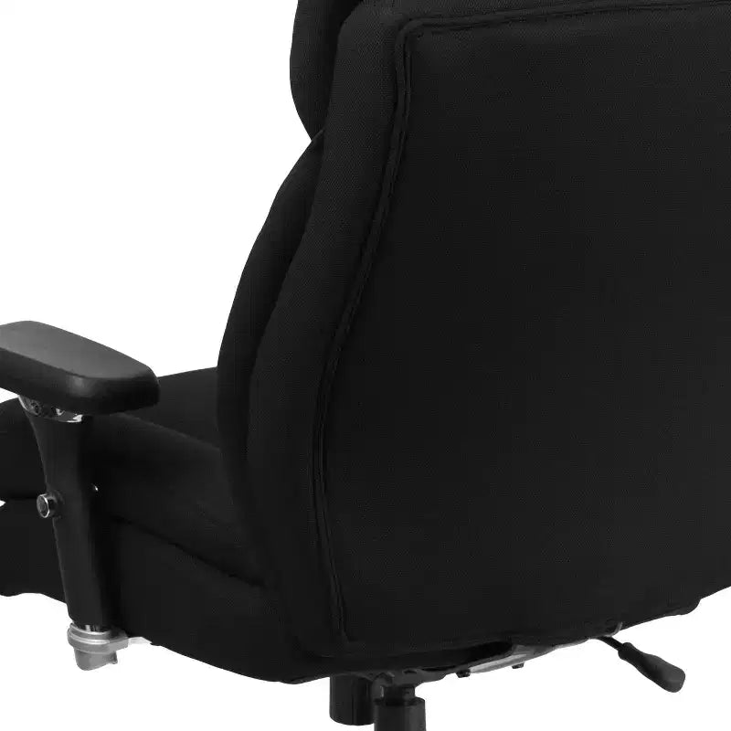 Sedia da ufficio ergonomica girevole direzionale Flash Furniture Serie HERCULES 24/7 ad uso intensivo per persone robuste e alte, portata 180 kg, con schienale alto, pomello lombare e poggiatesta grande a triangolo