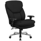 Sedia da ufficio ergonomica girevole direzionale Flash Furniture Serie HERCULES 24/7 ad uso intensivo per persone robuste e alte, portata 180 kg, con schienale alto, pomello lombare e poggiatesta grande a triangolo