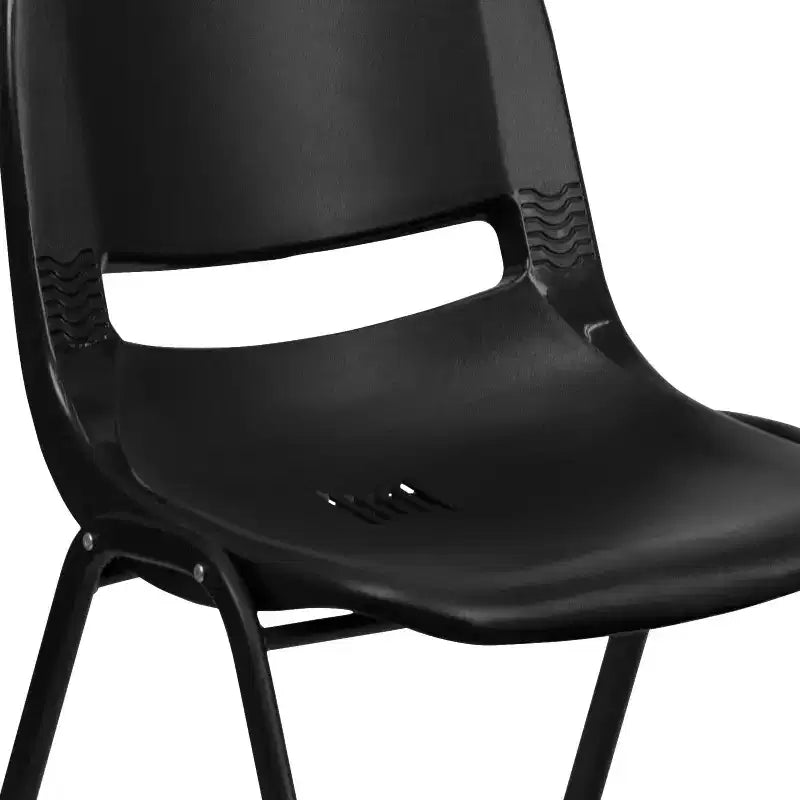 Sedia impilabile ergonomica Flash Furniture serie HERCULES, capacità 399 kg, con telaio in metallo