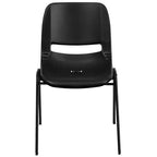Sedia impilabile ergonomica Flash Furniture serie HERCULES, capacità 399 kg, con telaio in metallo