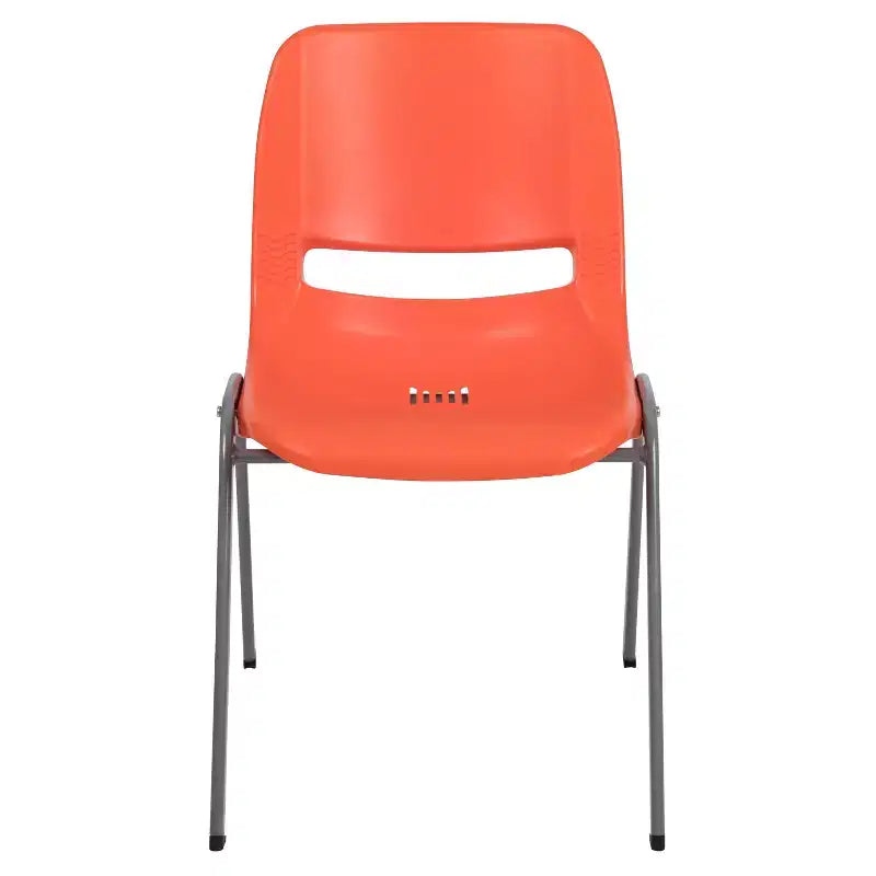Sedia impilabile ergonomica Flash Furniture serie HERCULES, capacità 399 kg, con telaio in metallo