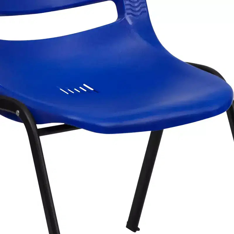 Sedia impilabile ergonomica Flash Furniture serie HERCULES, capacità 399 kg, con telaio in metallo