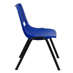 Sedia impilabile ergonomica Flash Furniture serie HERCULES, capacità 399 kg, con telaio in metallo