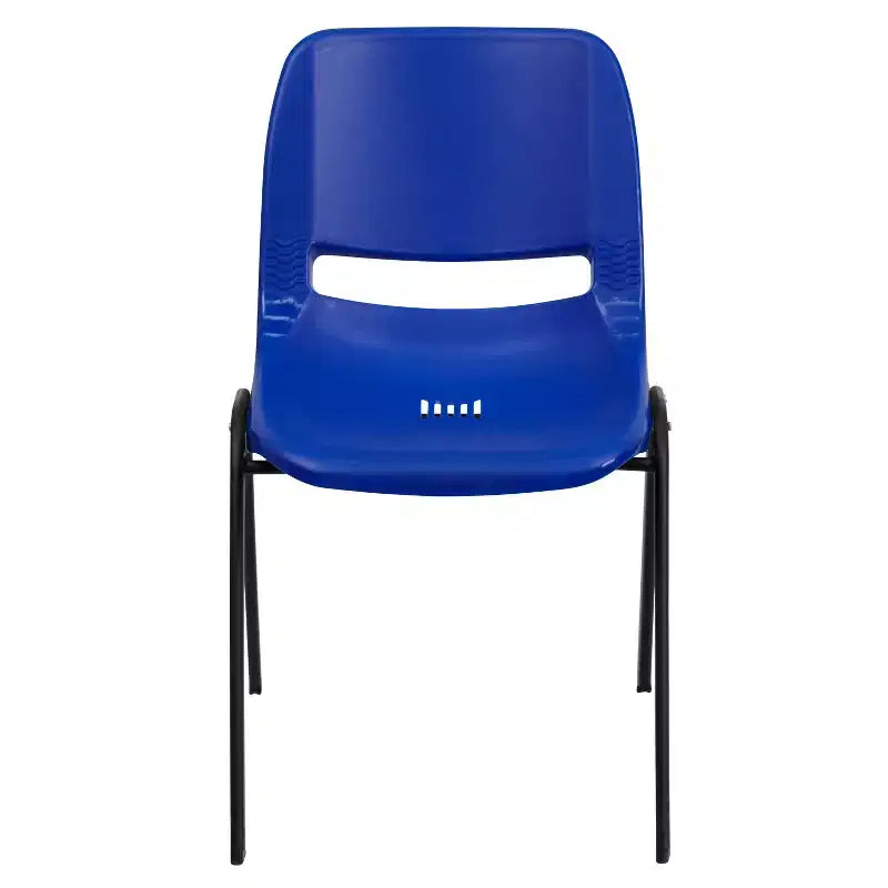 Sedia impilabile ergonomica Flash Furniture serie HERCULES, capacità 399 kg, con telaio in metallo