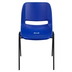 Sedia impilabile ergonomica Flash Furniture serie HERCULES, capacità 399 kg, con telaio in metallo
