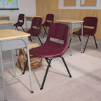Sedia impilabile ergonomica Flash Furniture serie HERCULES, capacità 399 kg, con telaio in metallo