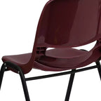 Sedia impilabile ergonomica Flash Furniture serie HERCULES, capacità 399 kg, con telaio in metallo