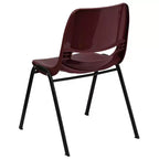Sedia impilabile ergonomica Flash Furniture serie HERCULES, capacità 399 kg, con telaio in metallo