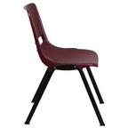 Sedia impilabile ergonomica Flash Furniture serie HERCULES, capacità 399 kg, con telaio in metallo