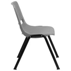 Sedia impilabile ergonomica Flash Furniture serie HERCULES, capacità 399 kg, con telaio in metallo