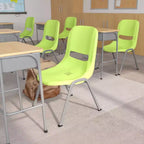Sedia impilabile ergonomica Flash Furniture serie HERCULES, capacità 399 kg, con telaio in metallo