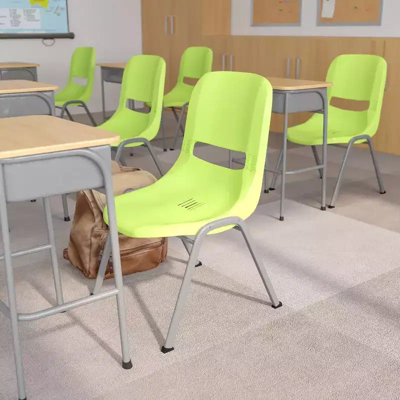 Sedia impilabile ergonomica Flash Furniture serie HERCULES, capacità 399 kg, con telaio in metallo