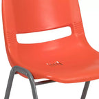 Sedia impilabile ergonomica Flash Furniture serie HERCULES, capacità 399 kg, con telaio in metallo