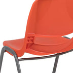 Sedia impilabile ergonomica Flash Furniture serie HERCULES, capacità 399 kg, con telaio in metallo