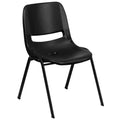 Sedia impilabile ergonomica Flash Furniture serie HERCULES, capacità 399 kg, con telaio in metallo
