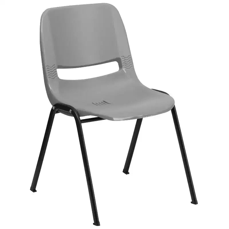 Sedia impilabile ergonomica Flash Furniture serie HERCULES, capacità 399 kg, con telaio in metallo