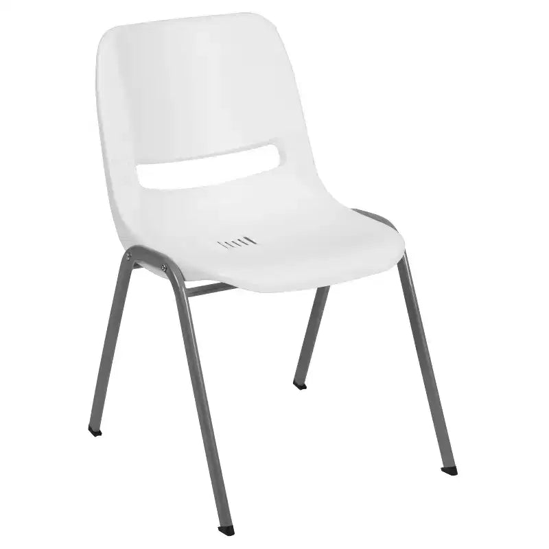 Sedia impilabile ergonomica Flash Furniture serie HERCULES, capacità 399 kg, con telaio in metallo