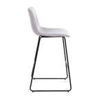 Flash Furniture Sgabelli da Bar con Altezza da Bar in Similpelle di Qualità Commerciale, Set da 2, 76 cm