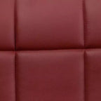 Sgabello da bar contemporaneo Flash Furniture in vinile trapuntato, regolabile in altezza, con braccioli e base cromata