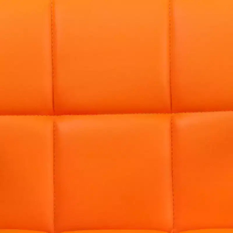 Sgabello da bar contemporaneo Flash Furniture in vinile trapuntato, regolabile in altezza, con braccioli e base cromata