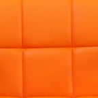 Sgabello da bar contemporaneo Flash Furniture in vinile trapuntato, regolabile in altezza, con braccioli e base cromata