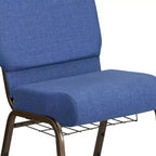 Sedia da chiesa Flash Furniture HERCULES Series con larghezza di 53,34 cm e leggio