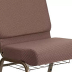Sedia da chiesa Flash Furniture HERCULES Series con larghezza di 53,34 cm e leggio