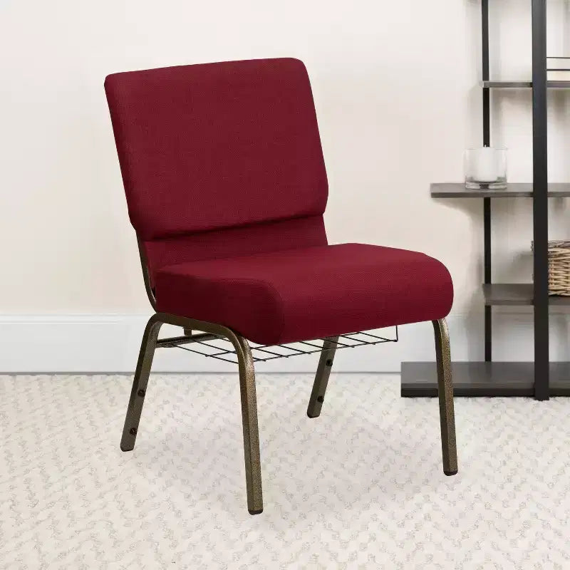 Sedia da chiesa Flash Furniture HERCULES Series con larghezza di 53,34 cm e leggio