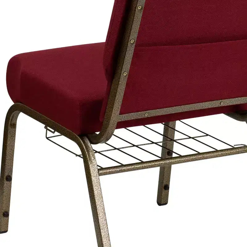 Sedia da chiesa Flash Furniture HERCULES Series con larghezza di 53,34 cm e leggio