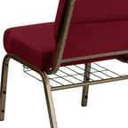 Sedia da chiesa Flash Furniture HERCULES Series con larghezza di 53,34 cm e leggio
