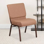 Sedia da chiesa Flash Furniture HERCULES Series con larghezza di 53,34 cm e leggio