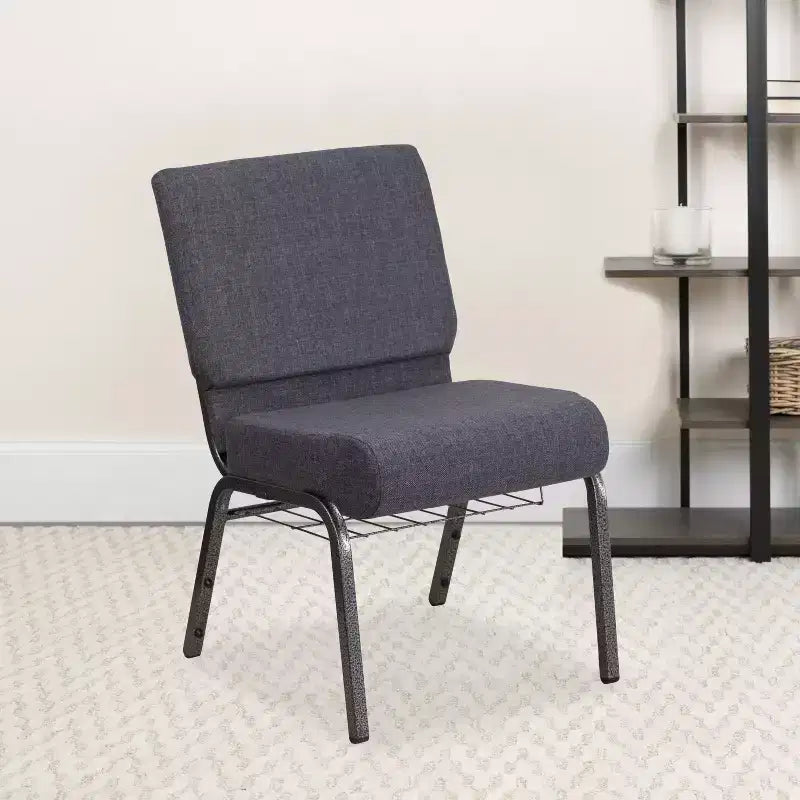 Sedia da chiesa Flash Furniture HERCULES Series con larghezza di 53,34 cm e leggio