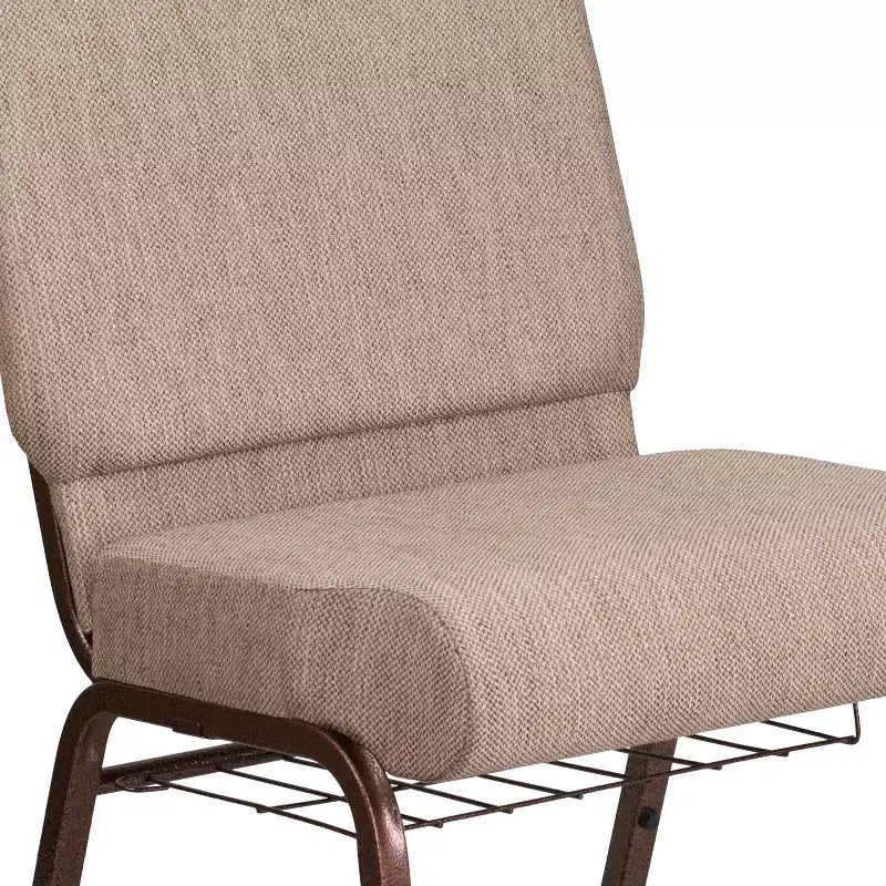 Sedia da chiesa Flash Furniture HERCULES Series con larghezza di 53,34 cm e leggio