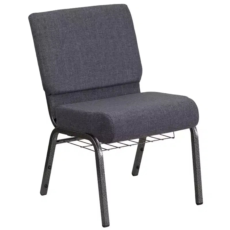 Flash Furniture HERCULES Series 21''W Church Chair with Book Rack